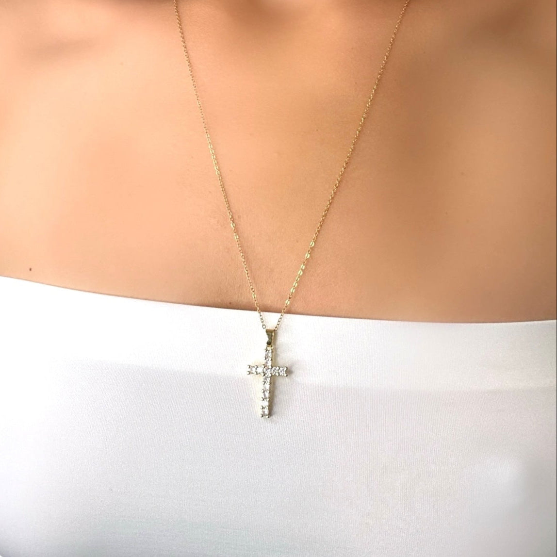 TRINITY CROSS NECKLACE