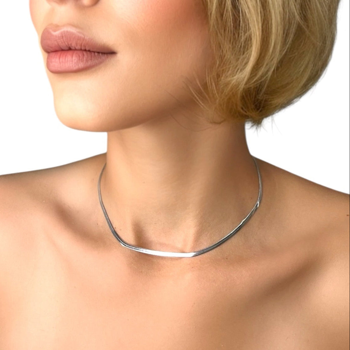 GIGI SILVER NECKLACE