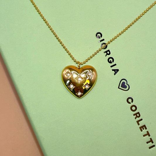 BELOVED GOLD HEART NECKLACE
