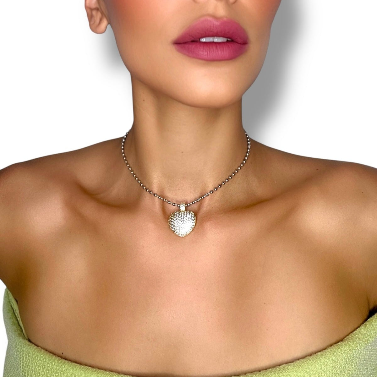 NINA SILVER CHOKER