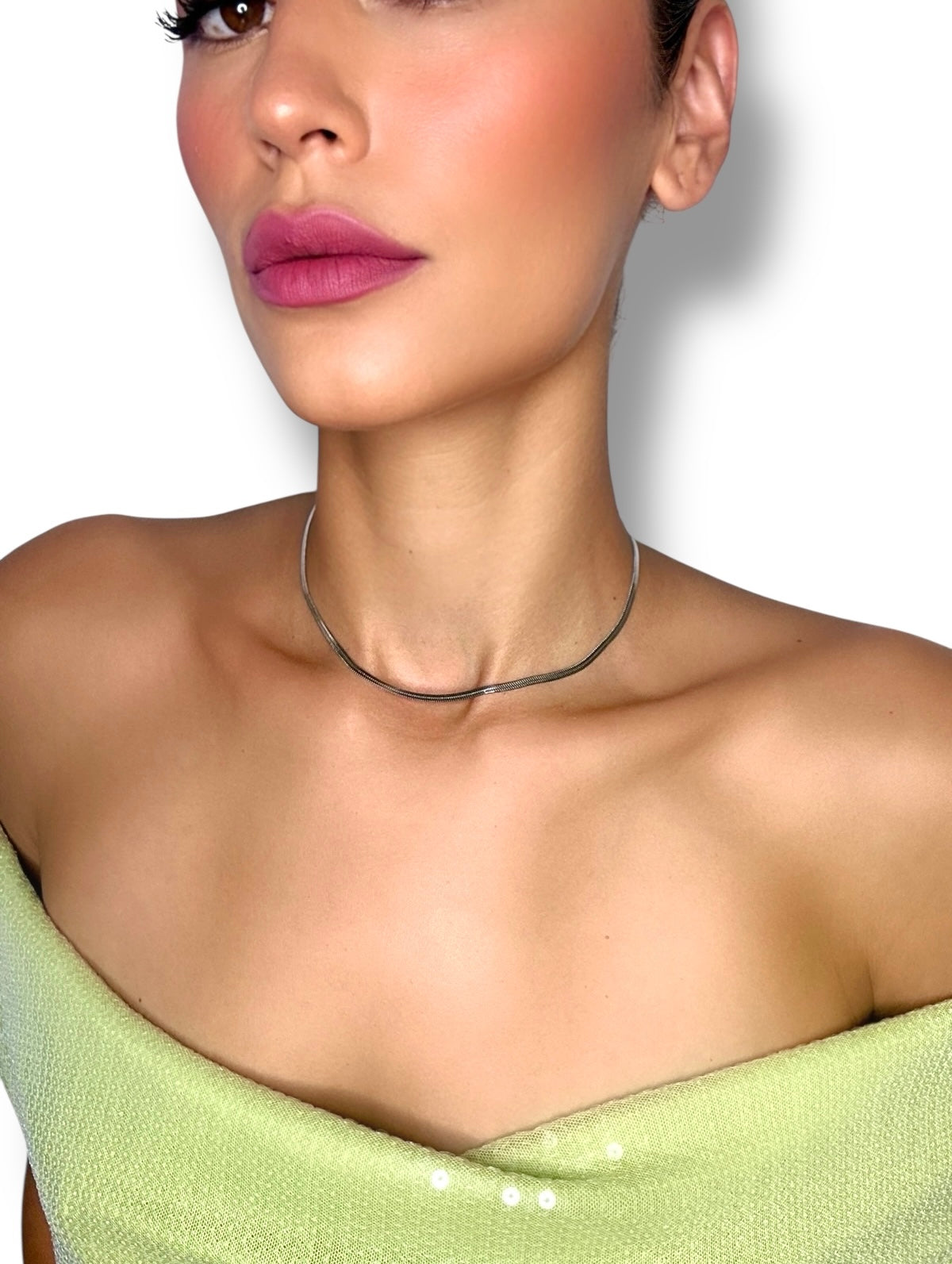 GIGI SILVER CHOKER