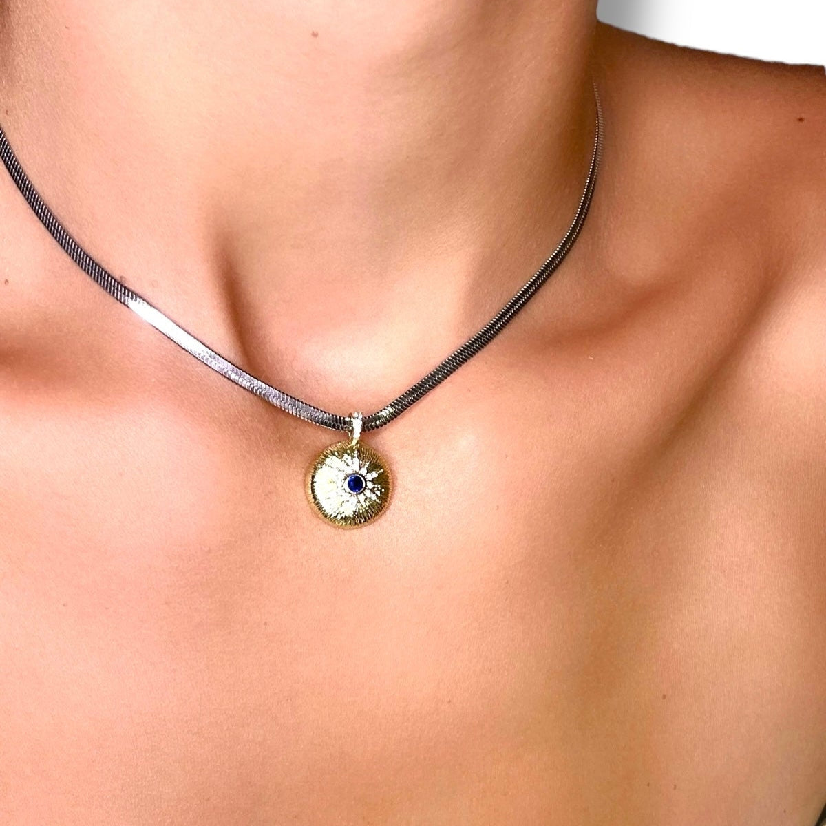 SOLARIA SILVER CHOKER