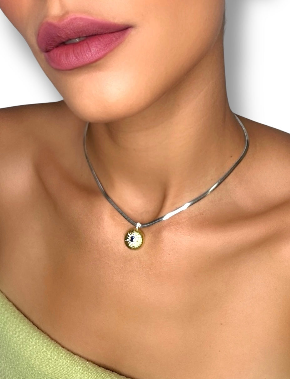 SOLARIA SILVER CHOKER