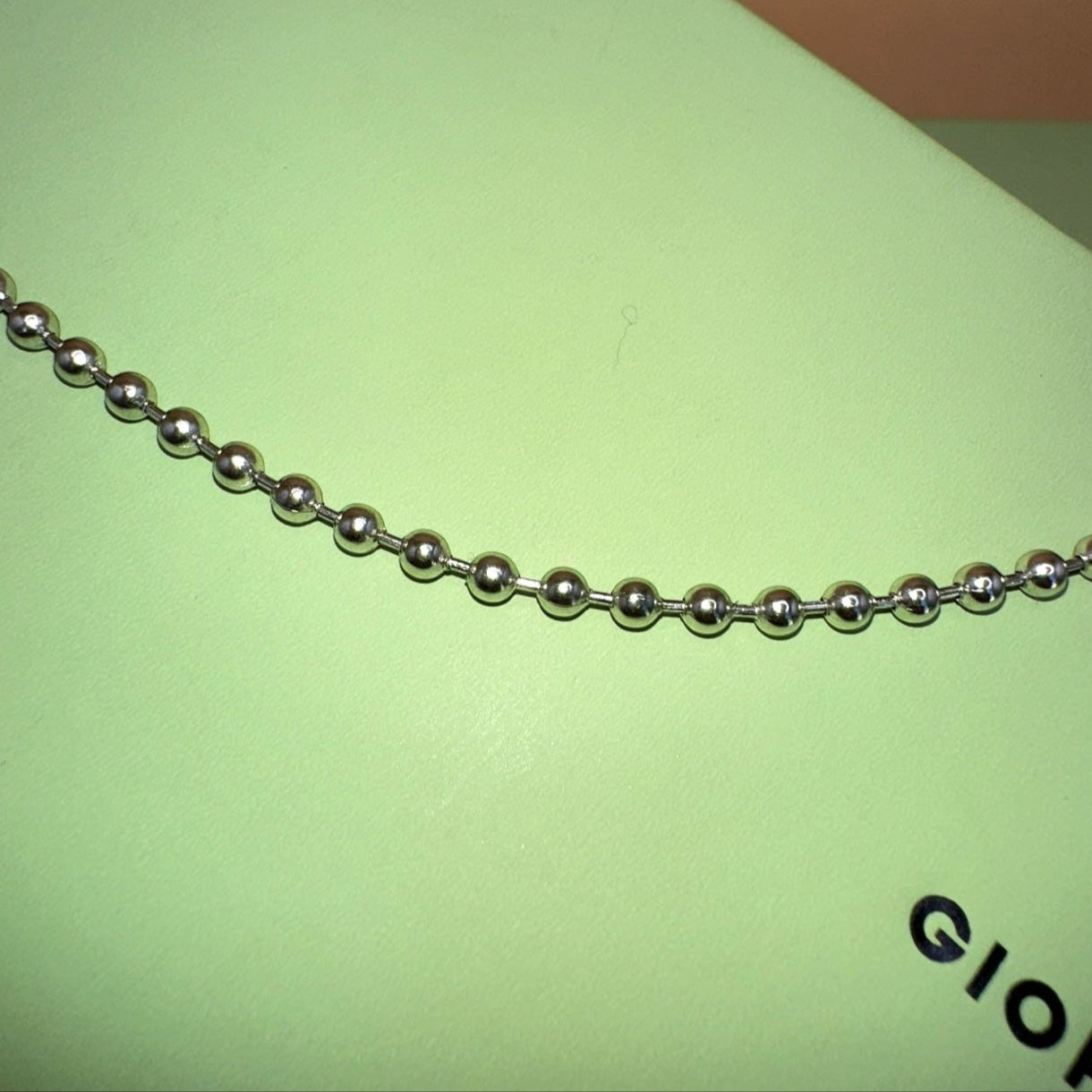 TEDDY BEAR SILVER NECKLACE