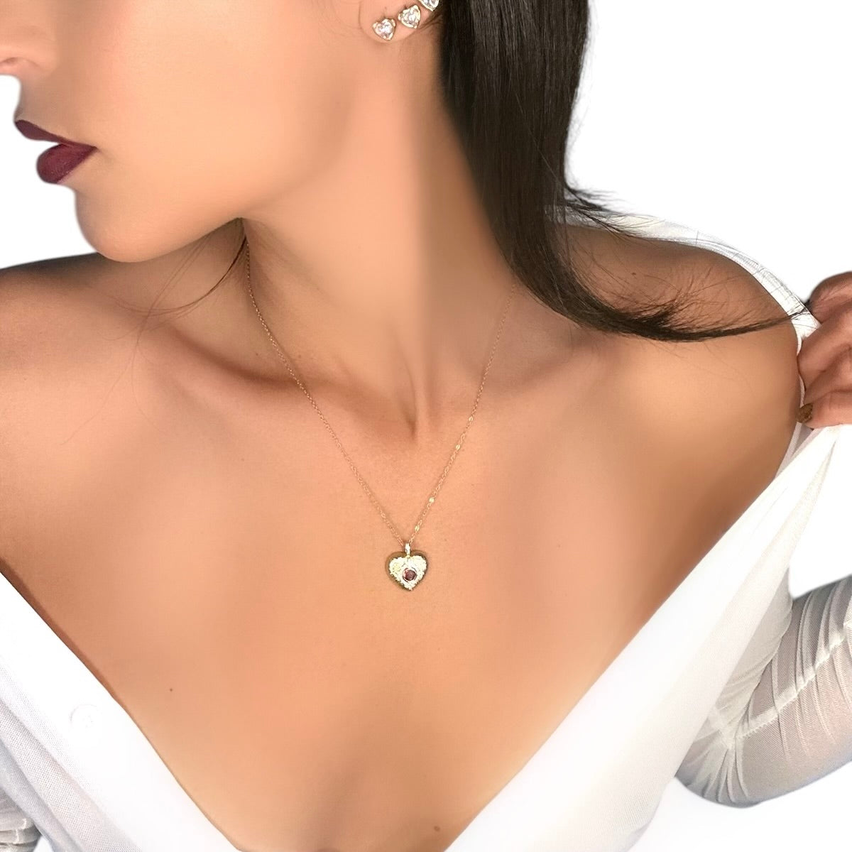 TRINITY HEART NECKLACE