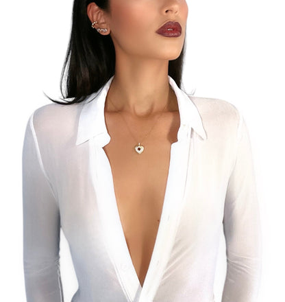 TRINITY HEART NECKLACE