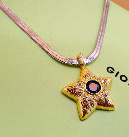 STARLITE SILVER CHOKER