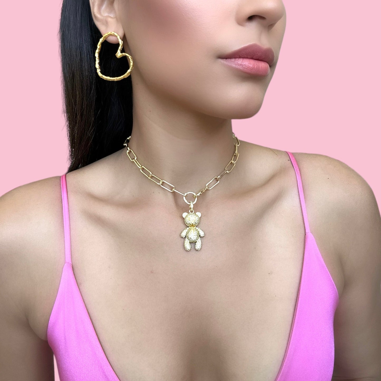 TEDDY BEAR CHOKER