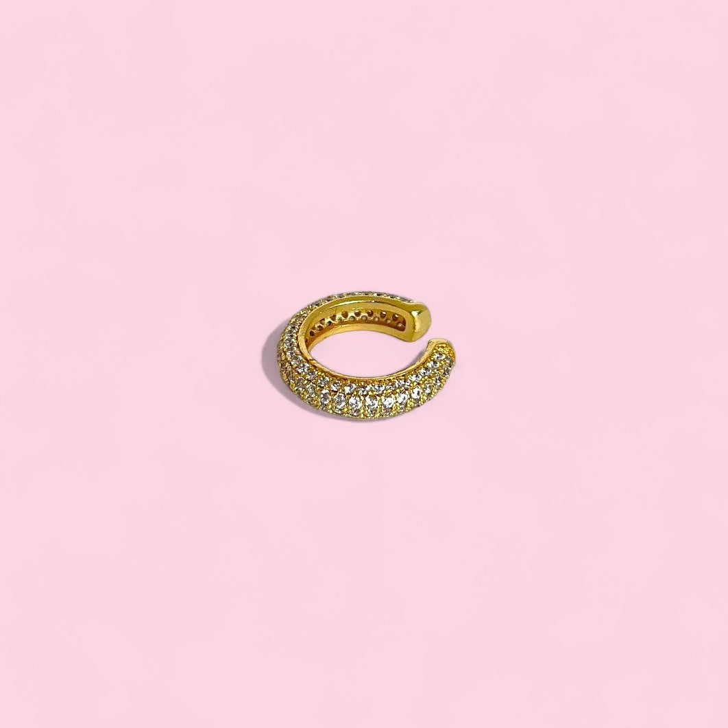 ZIRCONIA CUFF EARRING