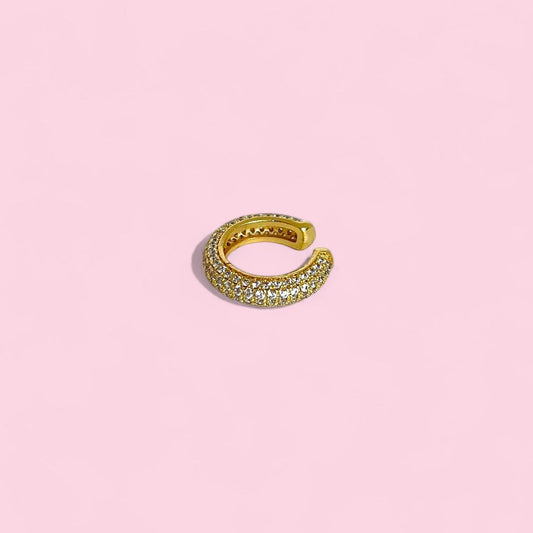 ZIRCONIA CUFF EARRING