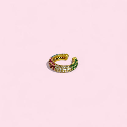 ZIRCONIA CUFF EARRING
