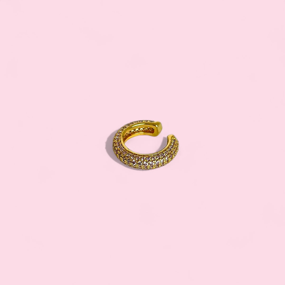 ZIRCONIA CUFF EARRING