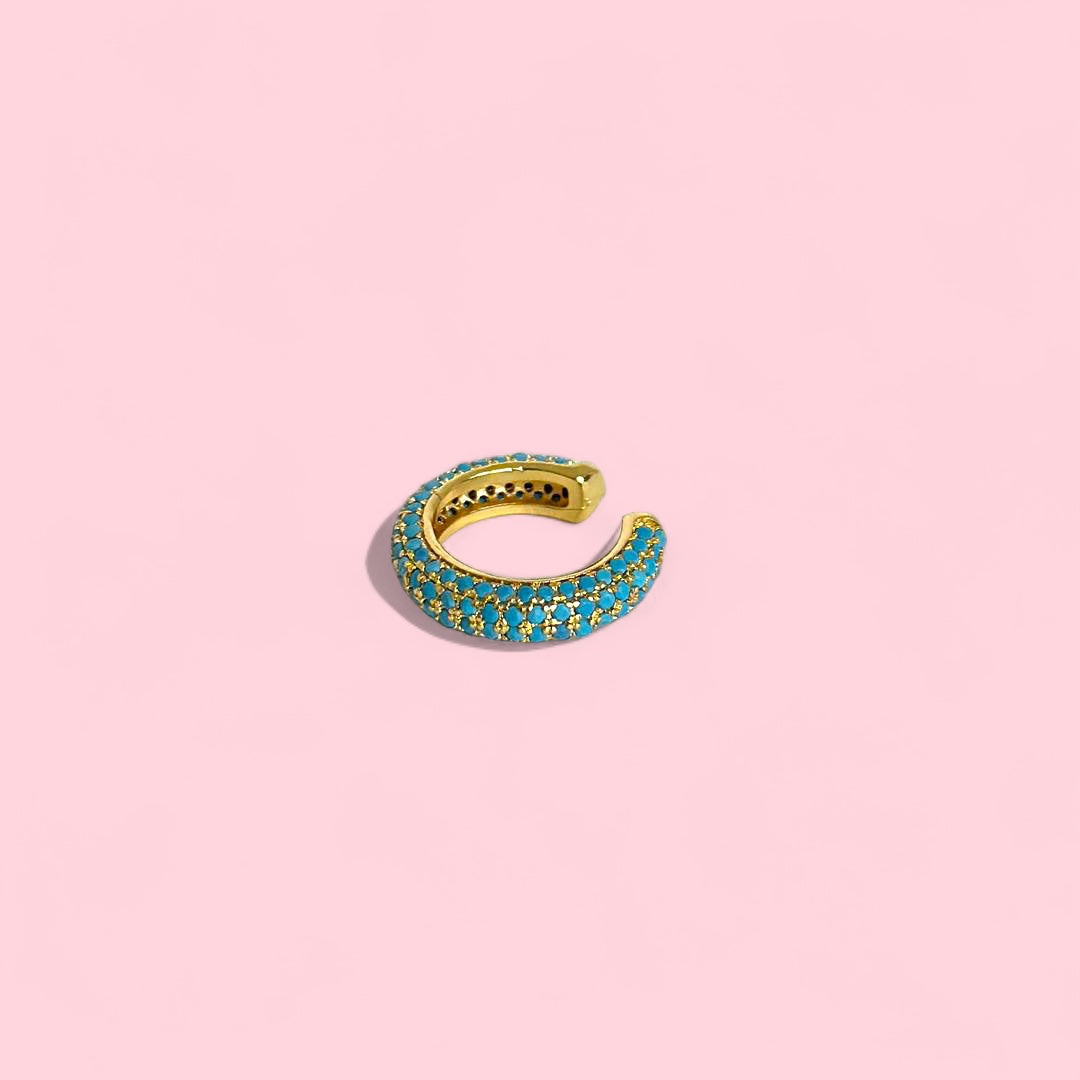 ZIRCONIA CUFF EARRING