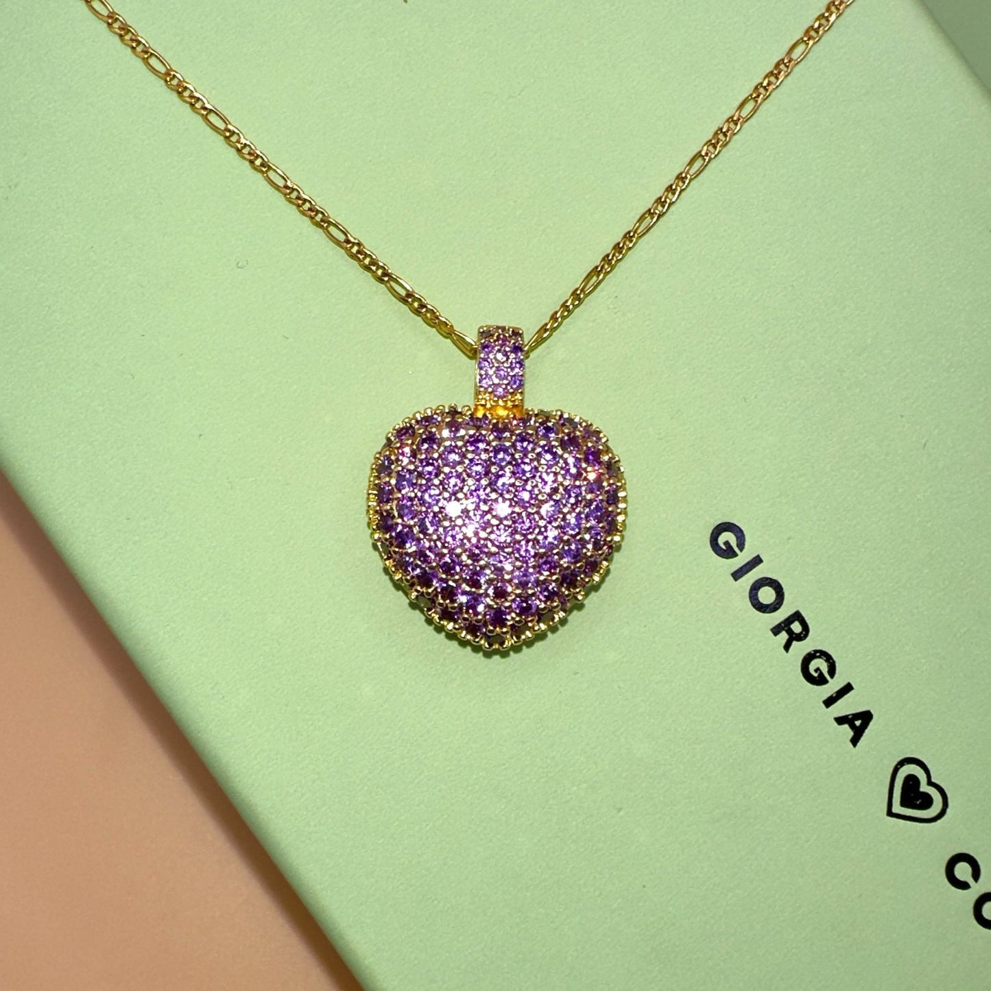 PURPLE HEART NECKLACE