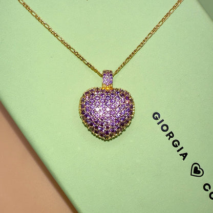 PURPLE HEART NECKLACE