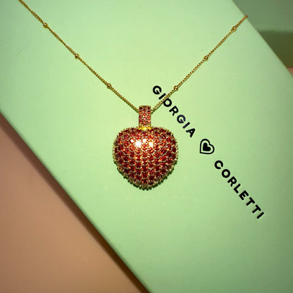 RED HEART NECKLACE