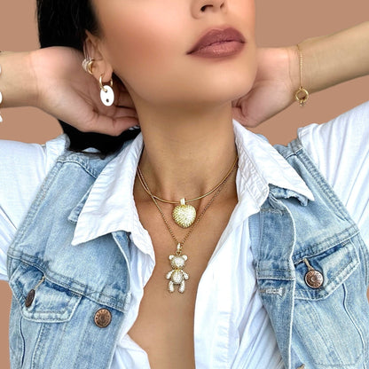 WHITE EARRINGS