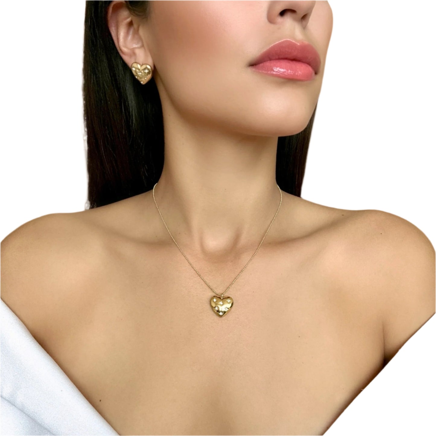 GOLD HEART NECKLACE