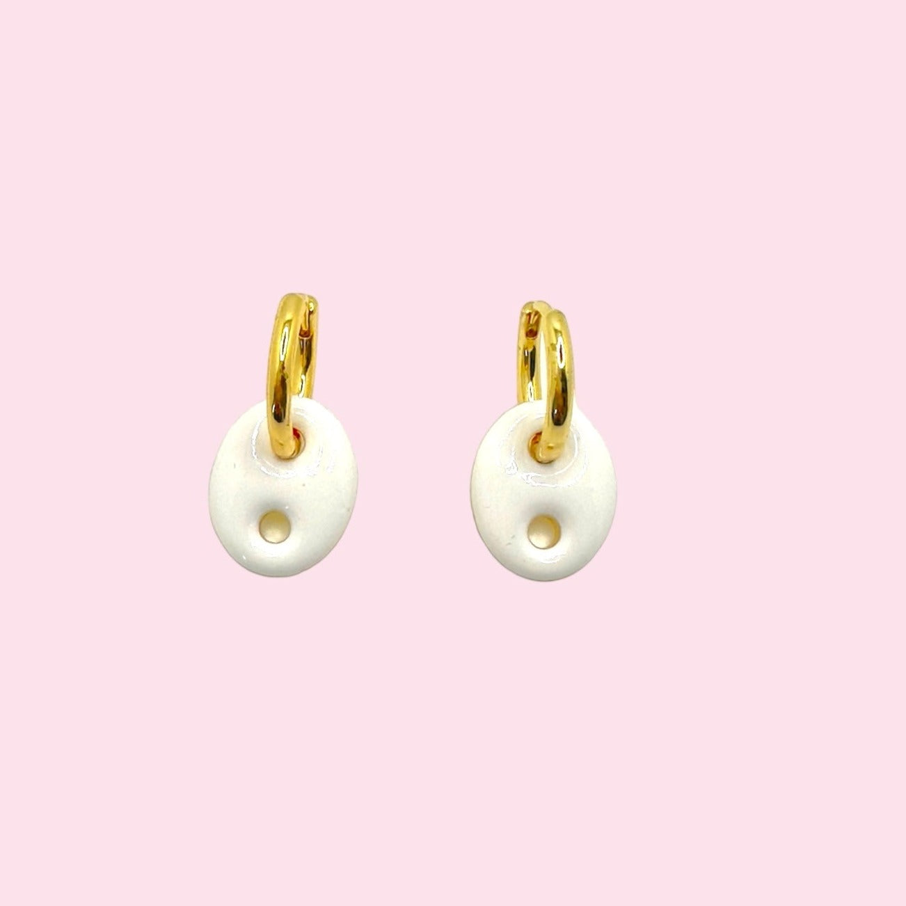 WHITE EARRINGS