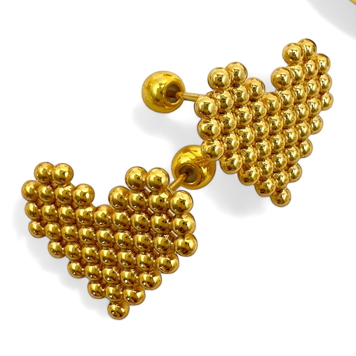BALI HEART EARRINGS