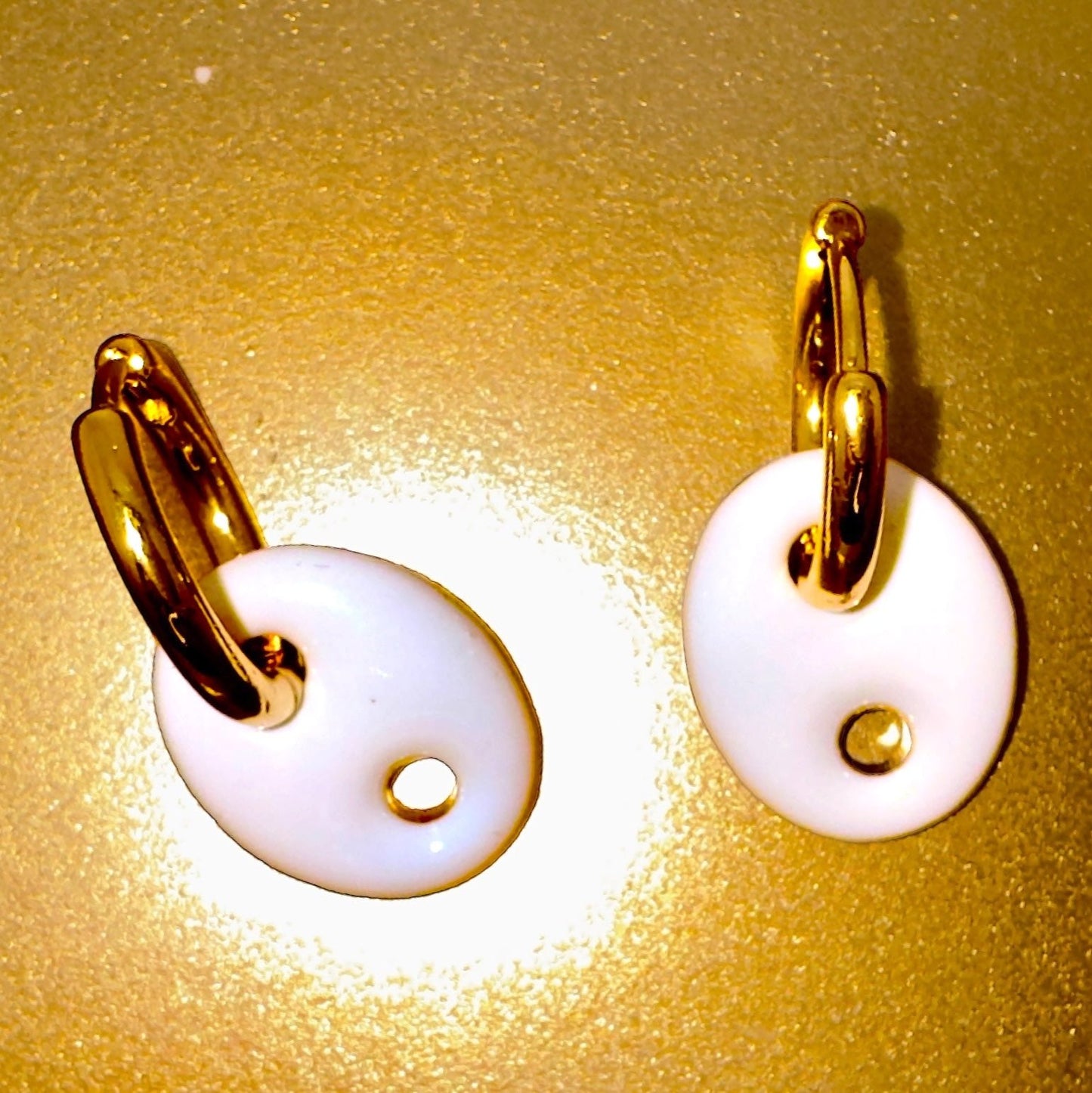 WHITE EARRINGS