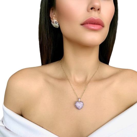 PURPLE HEART NECKLACE