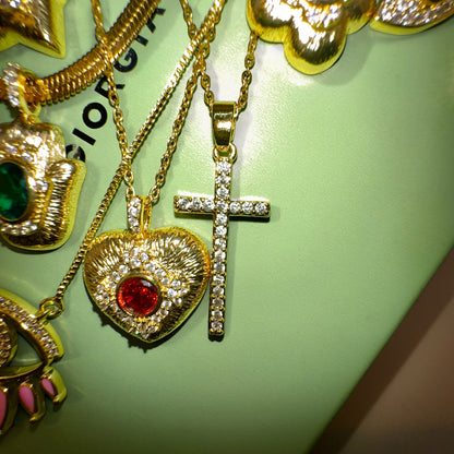 BABY CROSS NECKLACE