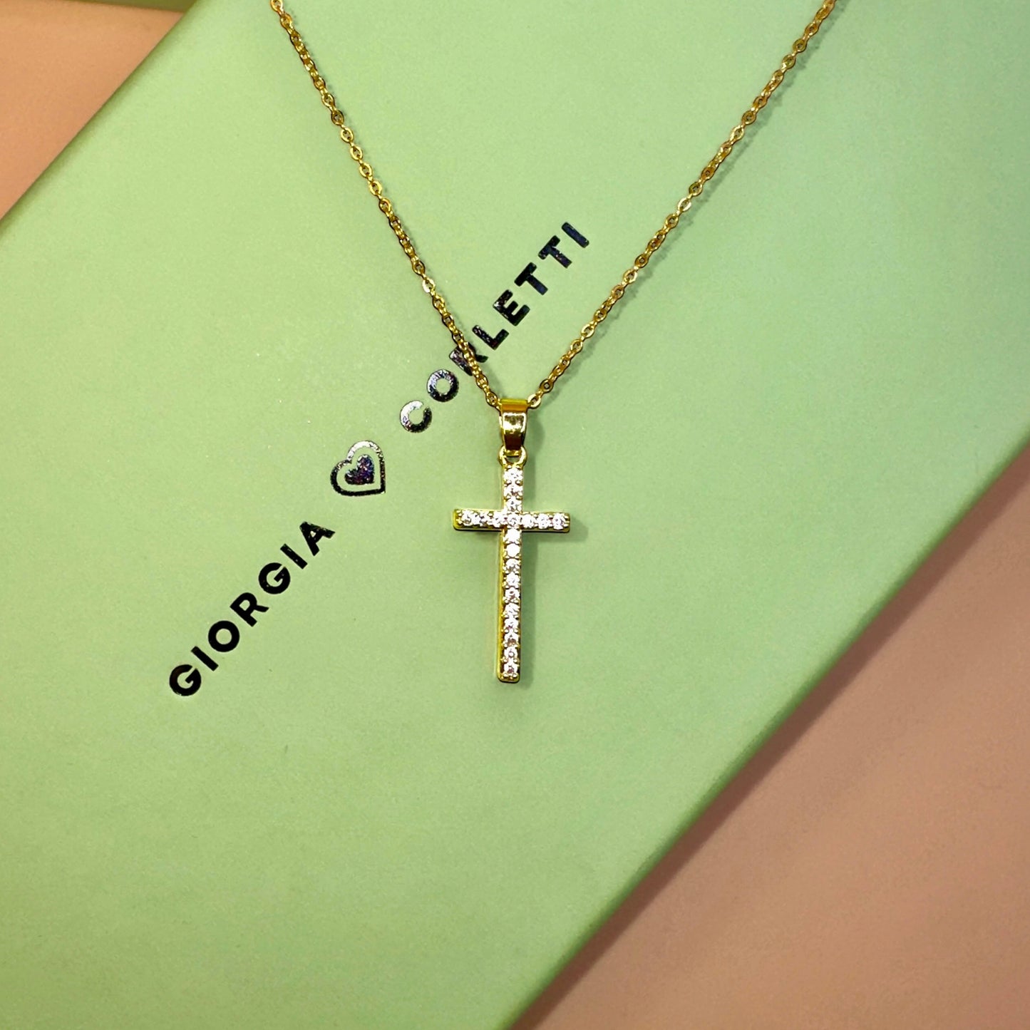 BABY CROSS NECKLACE