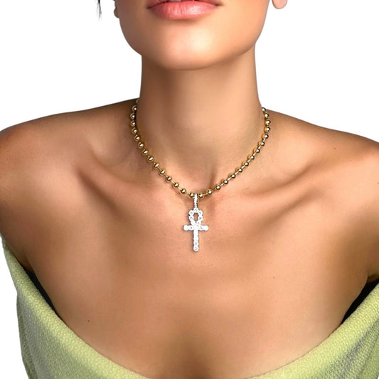 ANKH GOLD CHOKER