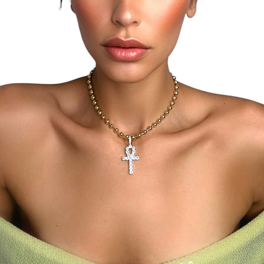 ANKH GOLD CHOKER