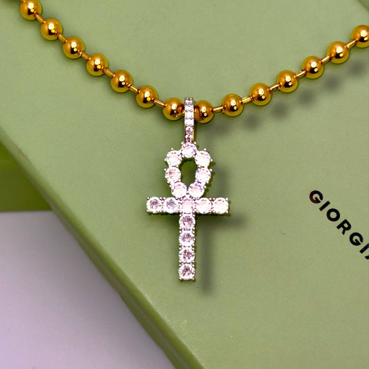 ANKH GOLD CHOKER