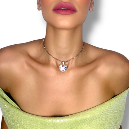 MILA SILVER CHOKER