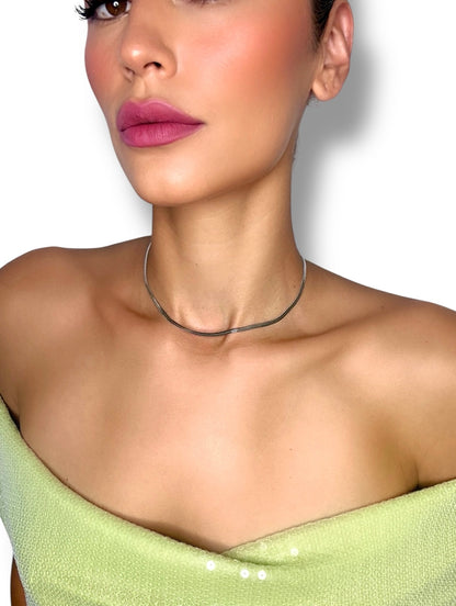 GIGI SILVER CHOKER