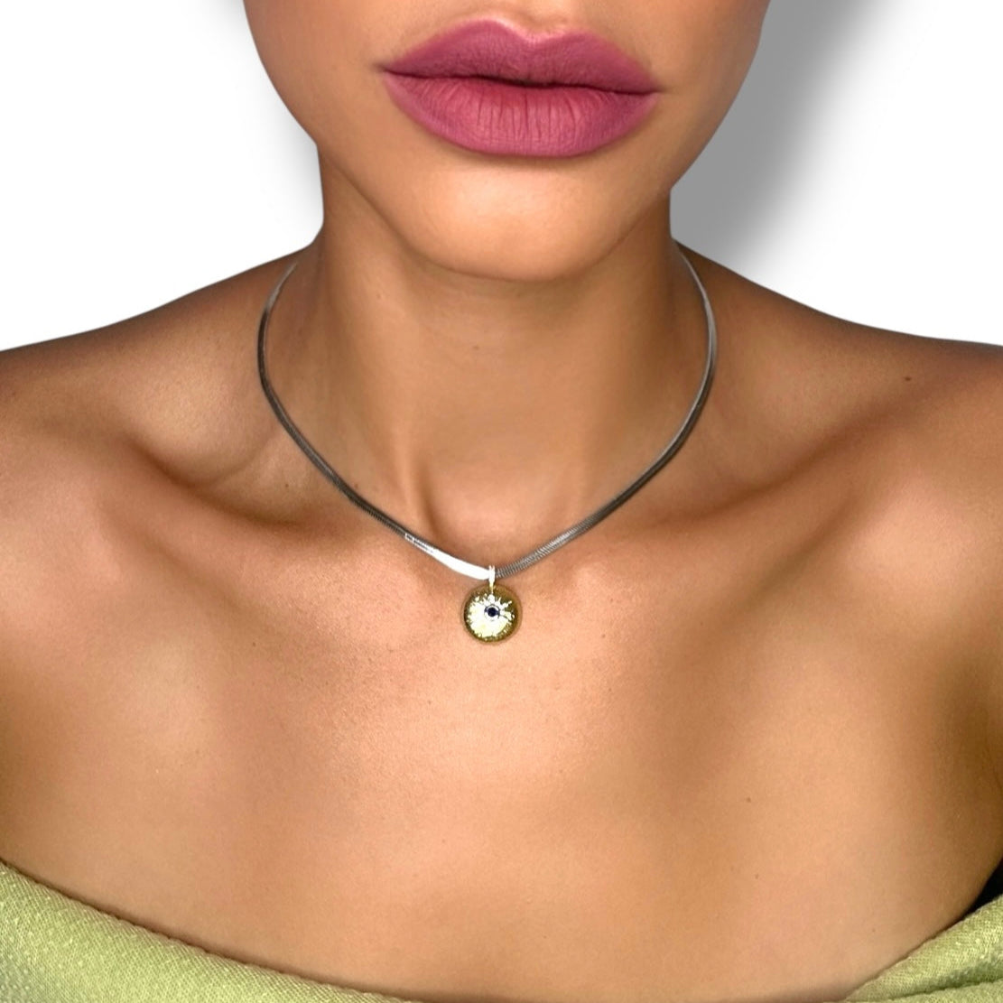 SOLARIA SILVER CHOKER