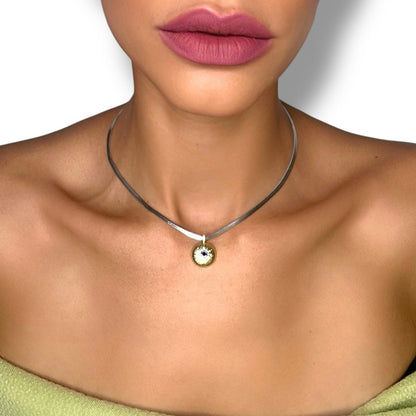 SOLARIA SILVER CHOKER