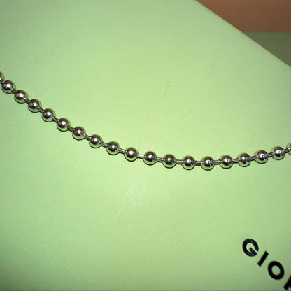 TEDDY BEAR SILVER CHOKER