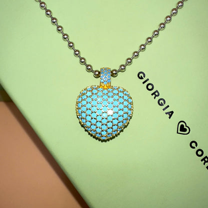 MAE BLUE SILVER CHOKER