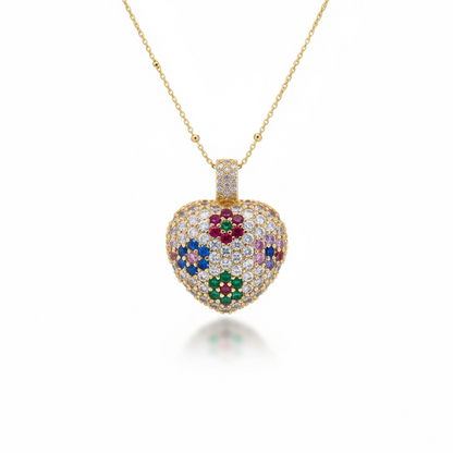 PAVÉ HEART NECKLACE