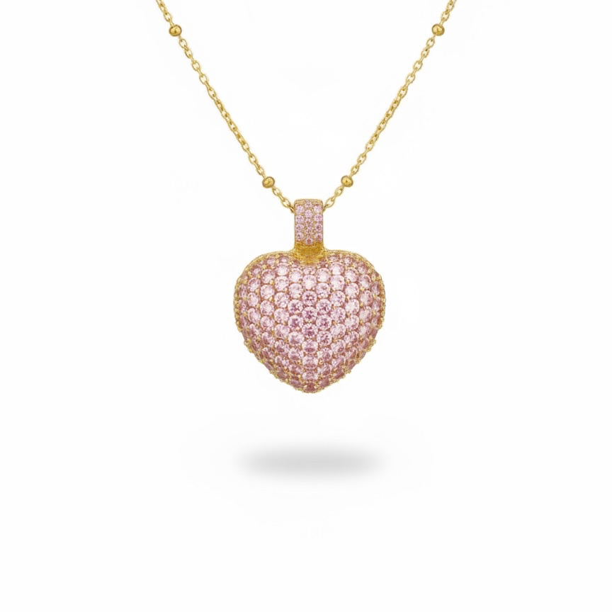 PAVÉ HEART NECKLACE