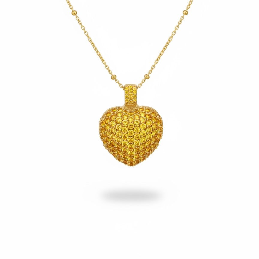 PAVÉ HEART NECKLACE