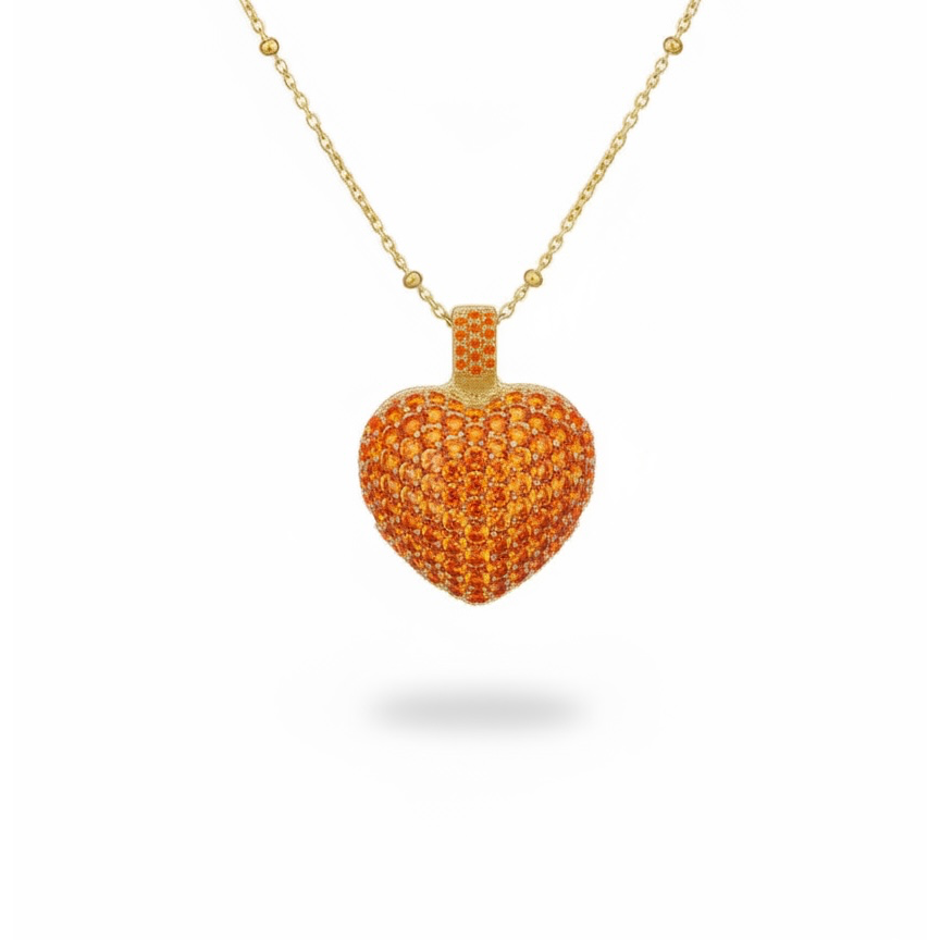 PAVÉ HEART NECKLACE
