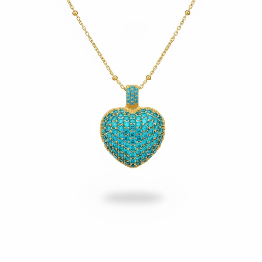 PAVÉ HEART NECKLACE