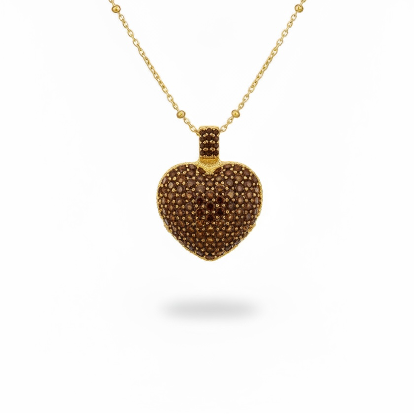 PAVÉ HEART NECKLACE