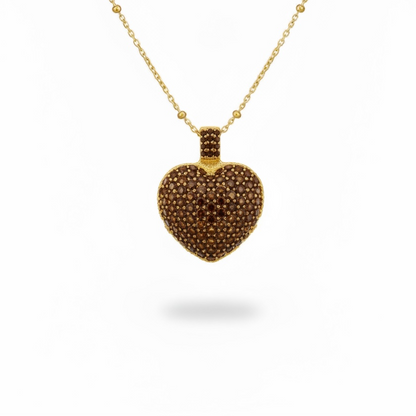 PAVÉ HEART NECKLACE