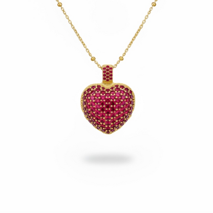 PAVÉ HEART NECKLACE