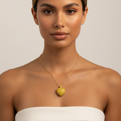 PAVÉ HEART NECKLACE